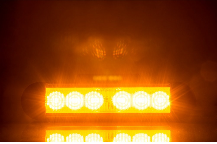 Lampada di segnalazione a LED HORPOL LDO 2780, luce lampeggiante arancione.