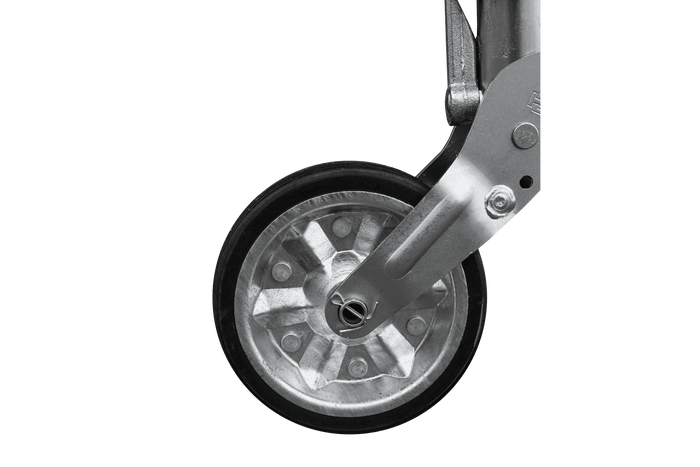 Ruota di supporto automatica UNITRAILER con maniglia 400 kg 60 mm 470-785 mm