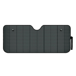 Tappetino parasole per finestrino auto LAMPA Nero opaco 72x145cm