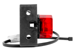 Lampada di segnalazione universale rossa ASPÖCK FLEXIPOINT I con supporto