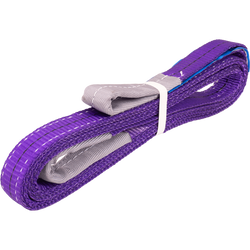 Cinghia di sollevamento HEFFA 2m/30mm/1t con passanti