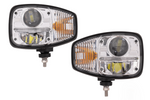 Fari a LED TT Technology TT.16611-L+TT.16611-P con 3 funzioni, 23 LED, 2350 lm, sinistro+destro per JCB/Cat/Manitou/Volvo/Terex