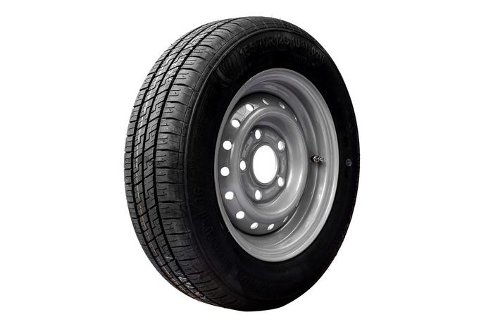 Ruota rinforzata per rimorchio PNEUMATICO KENDA 155/70 R12C 104/102N STARCO RIM 4.5Jx12"H2 5x112 ET:20