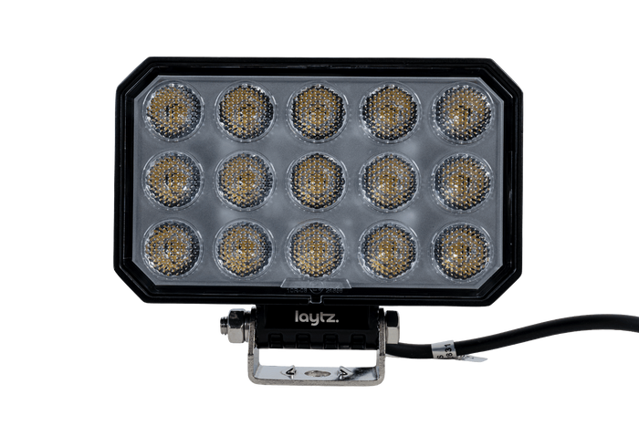 Lampada da lavoro a LED con riflettore LAYTZ LY7303, 60 LED, 6000 lm, rettangolare