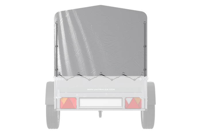Copertura telaio h-800 UNITTRAILER telone per rimorchio 200x106 cm GARDEN 200 KIPP