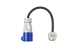 Adattatore con spina CEE e presa UK ProPlus 373522DE, cavo da 40 cm, 16 A, 230 V. 