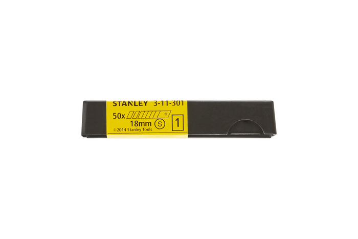 Lame a spezzare STANLEY da 18 mm, lame di ricambio per coltelli, 50 pezzi