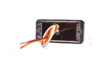 Spia di avvertimento WAŚ 2469 W284 LED lampeggiante arancione MASTER/SLAVE