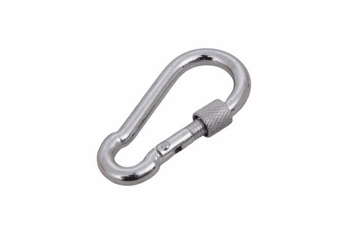 Moschettone con sicurezza per corde DROMET KSZ.6.60 moschettone per pompiere 6x60mm