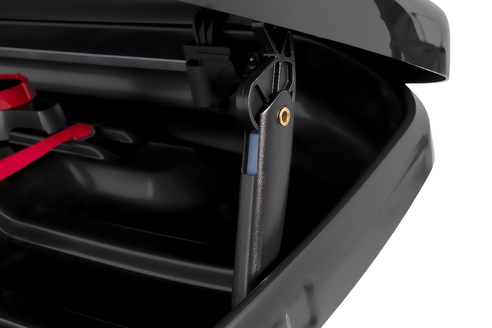 Box da tetto Atera Casar XL, nero metallizzato