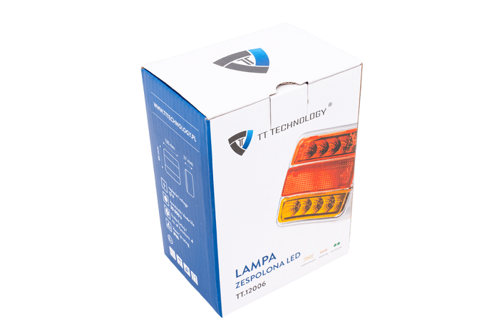 TT TECHNOLOGY TT.12006 Fanale posteriore a LED 4 funzioni universale