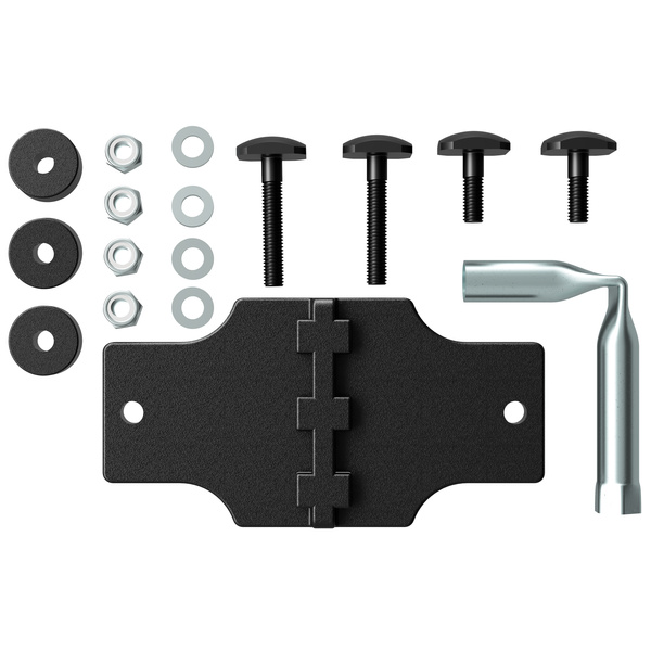 Adattatore a T n. 364 (guide per barre in alluminio) per portabici Peruzzo 
