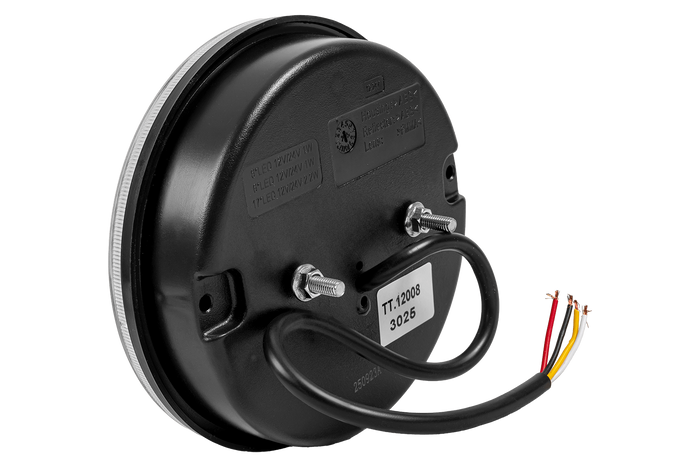 TT TECHNOLOGY TT.12008 Fanale posteriore a LED Glo-Trac Hamburger con 3 funzioni, universale