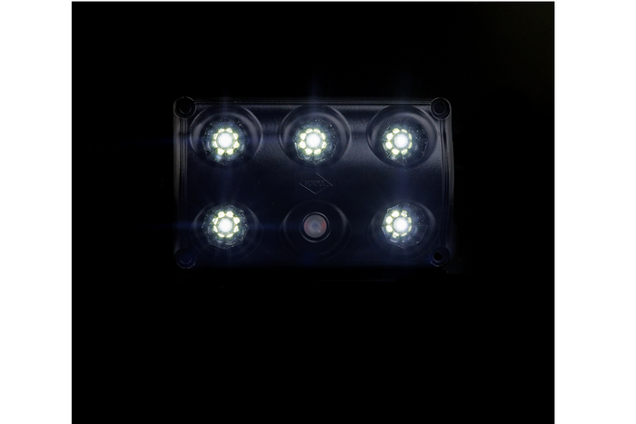 Lampada interna per auto a LED HORPOL LWD2153/CZ da 900 lm, nera, con interruttore.