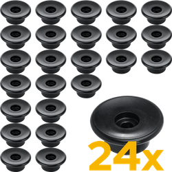 Rulli laterali per rimorchi TULPLAST per il fissaggio di coperture, reti, teloni, set da 24