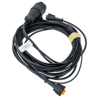 Impianto elettrico MANTES, cablaggio rimorchio, 4,5 m, spina 13 PIN, 2 baionette 5 PIN