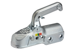 Gancio di traino WINTERHOFF WW 350-RCH-1616 per rimorchio da 3500 kg con timone in tubo da 60 mm, in ghisa.