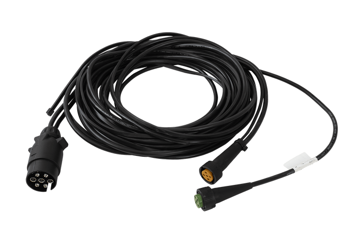 Cablaggio rimorchio impianto elettrico ASPÖCK 5 m 7 PIN baionette 2x 5 PIN