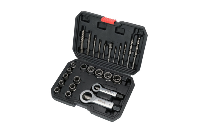 Set universale di estrattori per viti YATO YT-06037 26 pz.