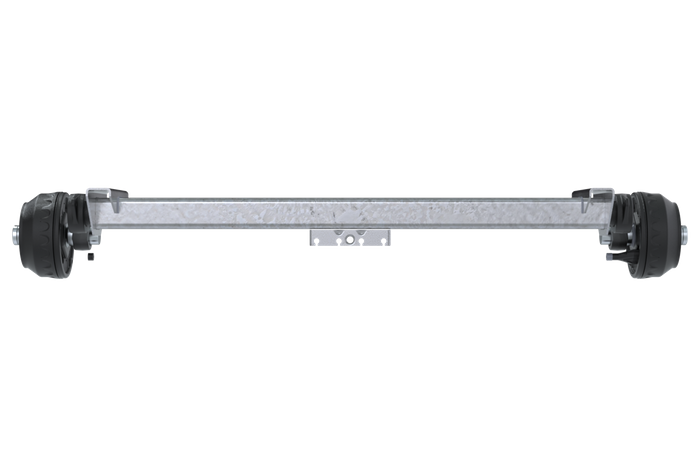 Assale frenato KNOTT VGB15M/MV per rimorchio/carro attrezzi 1500kg 1450mm 1950mm 5x112
