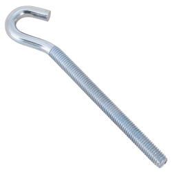 Gancio da cantiere DROMET HZ M6x100 con estremità aperta (piegata)