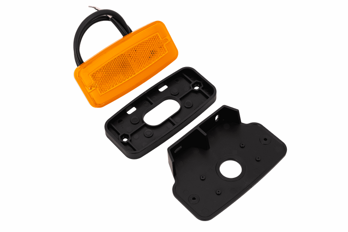 Lampada di segnalazione a LED HORPOL LD 2765, arancione, universale, con supporto