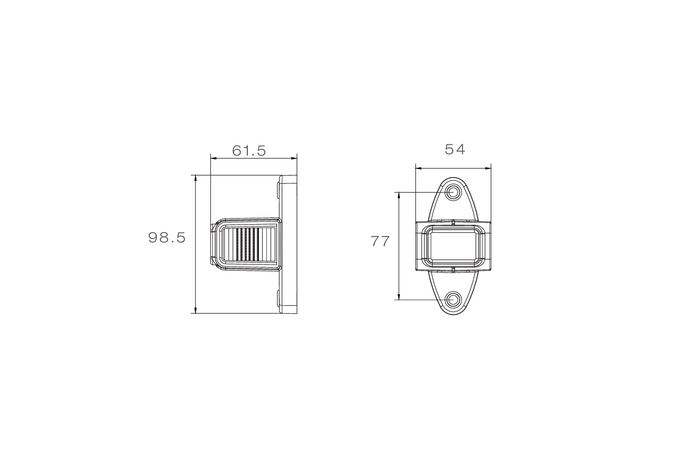 Faro di posizione destro a LED ASPÖCK SUPERPOINT IV