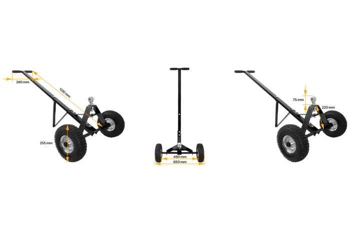 Carrello di manovra per rimorchio UNITRAILER da 270 kg