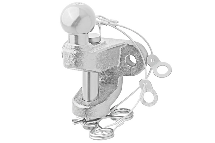 ProPlus 341213V01 gancio di traino a doppia funzione, 50 mm, portata massima 3500 kg
