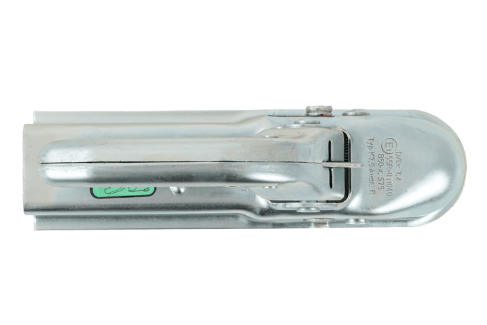 Gancio a sfera KNOTT K7.5-G per rimorchio da 750 kg con barra di traino quadrata da 45 mm