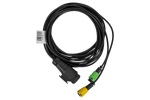 MANTES installazione elettrica, cablaggio per rimorchio barca, 5,5 m, spina a 13 pin, 2 baionette a 5 pin