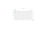 ProPlus 230072 Rete portaoggetti per bagagli 302x169mm
