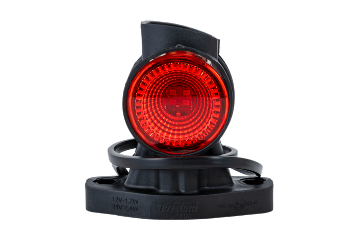 Luce di posizione destra a LED FRISTOM FT-140A su braccio in gomma