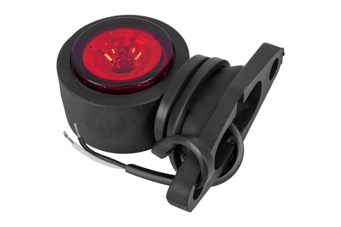 Lampada di segnalazione a LED FRISTOM FT-009A, universale, su braccio in gomma