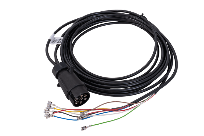 Cablaggio rimorchio per impianto elettrico MANTES 4m spina 7PIN connettori 6.3