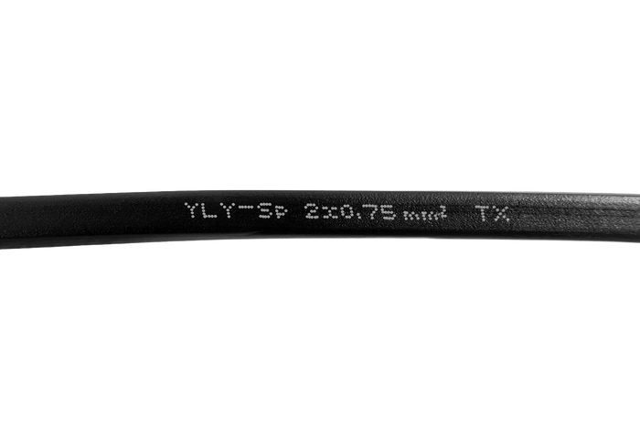 Cavo elettrico piatto a due conduttori TEXSIM YLY-Sp 2x0.75 - 1 m