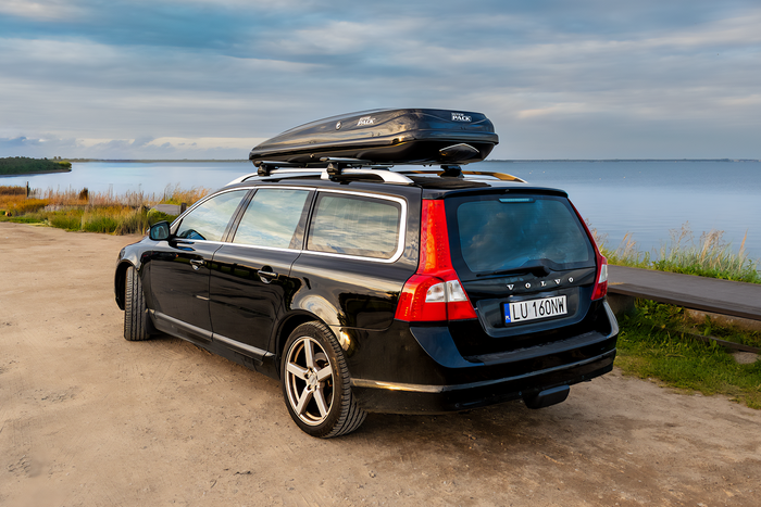 Box da tetto Inter Pack Zenith 8.6, nero metallizzato