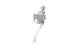 ProPlus 341216V01 gancio di traino a doppia funzione con sfera, 50 mm, portata 3500 kg