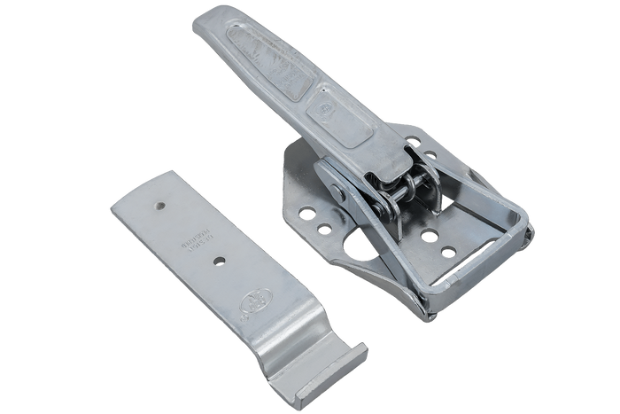 Gancio laterale con elemento di fissaggio STEELPRESS ZB-04+Z-01A per la chiusura completa del lato del rimorchio