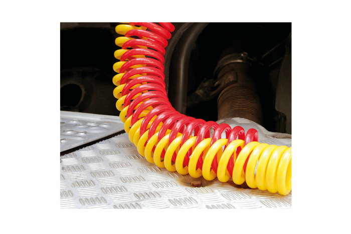 Copricavo a spirale LAMPA Truck-Tights 97173, manicotto flessibile nero, diametro 220 cm, spessore 11 cm.