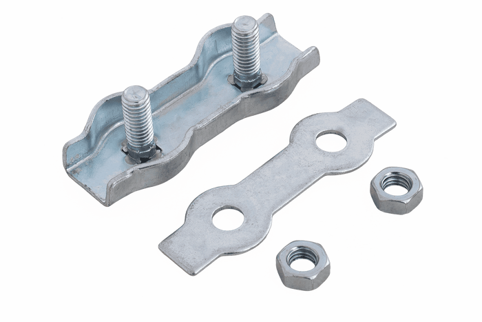 Morsetto a doppia sella DROMET ZLS.6 per corde da 6 mm