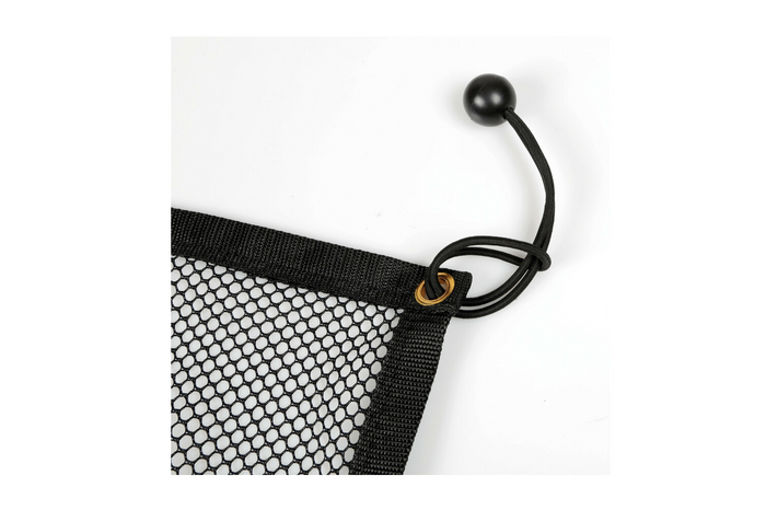 Divisorio per cani LAMPA PET-2 barriera in rete fissata ai sedili anteriori 115x65cm