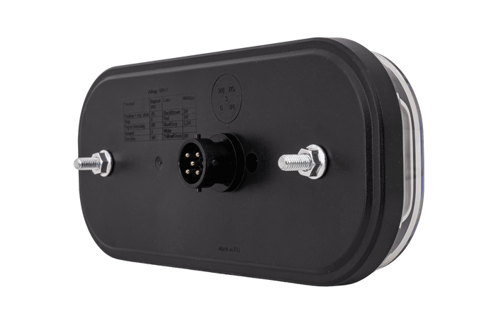 Fanale posteriore a baionetta LED FRISTOM FT-230, 6 funzioni, universale