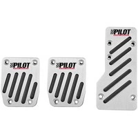 Copripedalli in alluminio per auto gomma antiscivolo race2 pilot