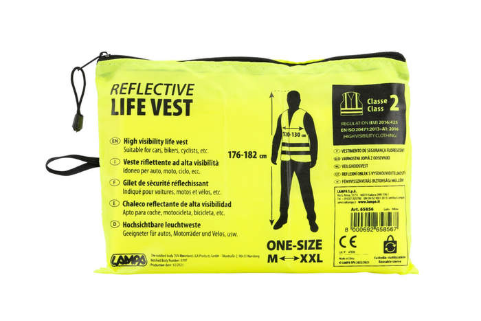 Gilet riflettente LAMP M-XXL giallo