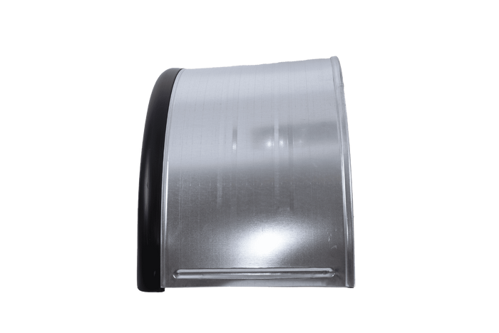 Parafango doppio per rimorchio 15-16" DOMAR DK7115 passaruota 880/400mm in metallo con bordo in gomma