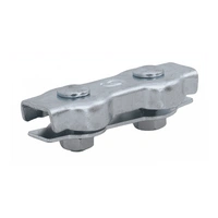 Morsetto a doppia sella DROMET ZLS.6 per corde da 6 mm