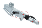 Dispositivo di inerzia AL-KO 2.8VB1 con gancio AK351 per rimorchio da 3500 kg con timone quadrato