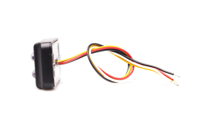Spia di avvertimento WAŚ 2469 W284 LED lampeggiante arancione MASTER/SLAVE