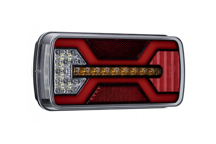 KAMAR X-SPIDER L2425 Fanale posteriore a LED 5 funzioni universale